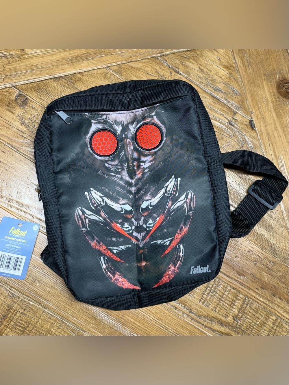 NWT Fallout 76 Mothman Sling Bag Loot Crate Exclusive Crossbody